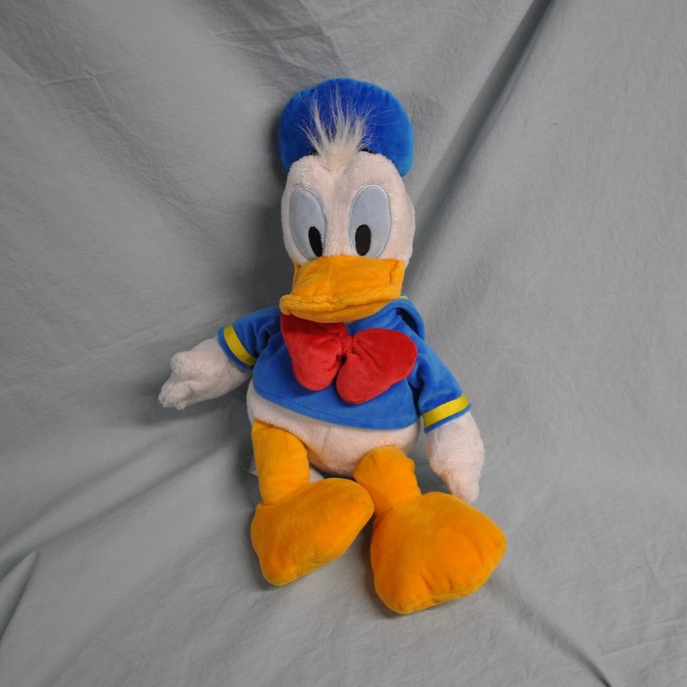 SALE* donald duck plush blue shirt stuffed animal Disney (63)